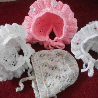 3 version lacy and frills hat