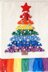 Wall hanging rainbow tree