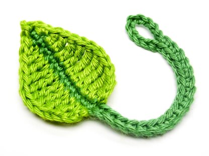 Leaf Cable Tie Crochet Pattern