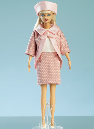 McCall's Gowns Stole Dresses Coats and Hat for 11Â« Doll M7520 - Paper Pattern Size One Size Only