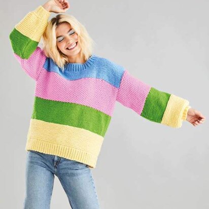 Sweater in Hayfield Bonus Chunky - 10602 - Downloadable PDF