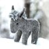 Little gray donkey