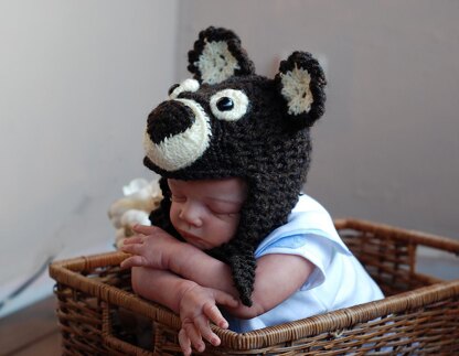 New Born Baby Bear Hat