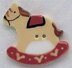 Mill Hill Button 86004 - Red Rocking Horse