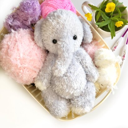 Сute stuffed elephant