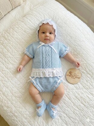 "Sweetpea" Gathered Lace set