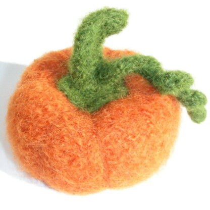 Felted Pumpkin Pincushion