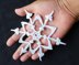 Dragonfly Snowflake Applique Crochet Pattern