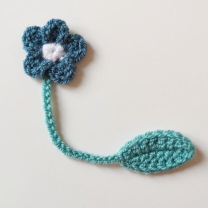 Flower Bookmark and Circular Coaster Set