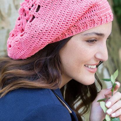 Summer Comfort Beanie in Aunt Lydia's Classic Crochet Thread Size 10 Solids - LC4888 - Downloadable PDF