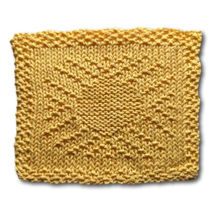 Aug: Sunshine Washcloth