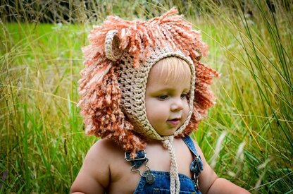 Lion & Lioness Baby Bonnet