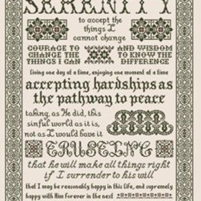 My Big Toe Serenity Prayer - MBT74 -  Leaflet
