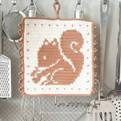 Squirrel Potholder