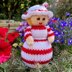 Christmas Doll Knitting Pattern - Toy Knitting Pattern