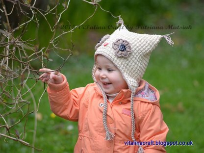 Hooty Owl Earflap Hat