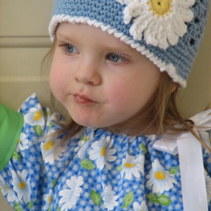 Spring Daisy Beanie