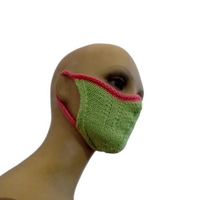 Face mask knitting pattern