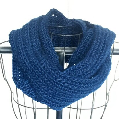 Indigo Falls Infinity Scarf