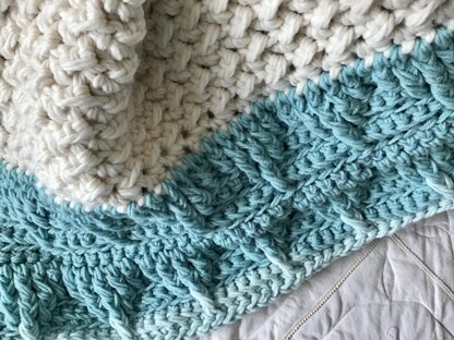 Mountain Top Baby Blanket