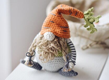 Two Easter Gnomes with a Carrot Crochet Pattern