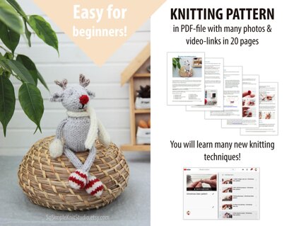 Knitted Deer