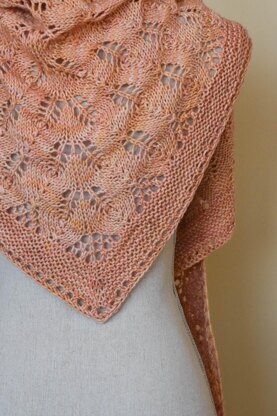 Faded Roses Shawl