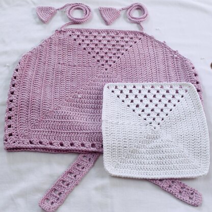 One and Only Granny Square Halter Top
