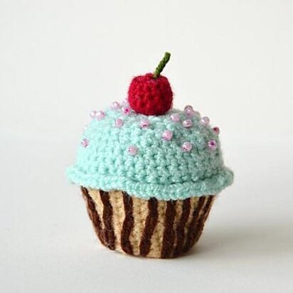 Cherry Cupcake Crochet Pattern, Cupcake Amigurumi Pattern, Food Crochet Pattern, Food Amigurumi