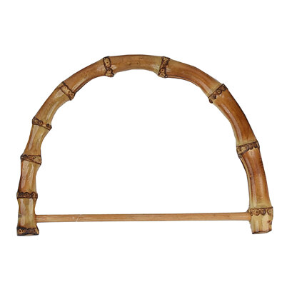 Sunbelt Fastener Co Bamboo Bag Handle 7" Half Round with Rod