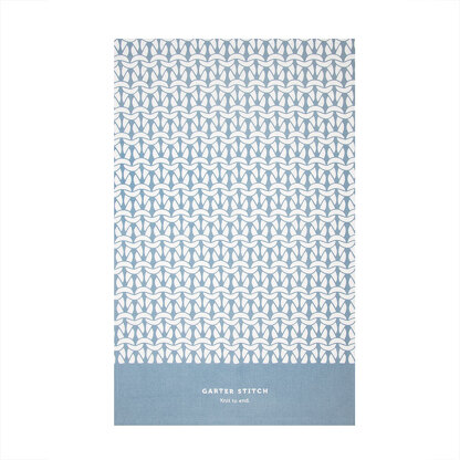 Debbie Bliss Garter Stitch Tea Towel