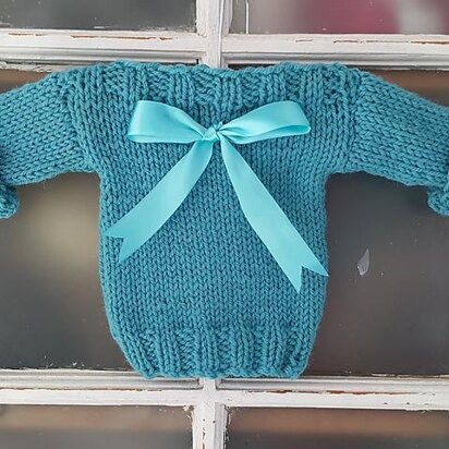 Easy Newborn Sweater