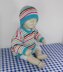 Baby Summer Stripe Sweater and Beanie