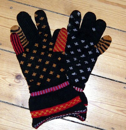 Funky fair-isle glove