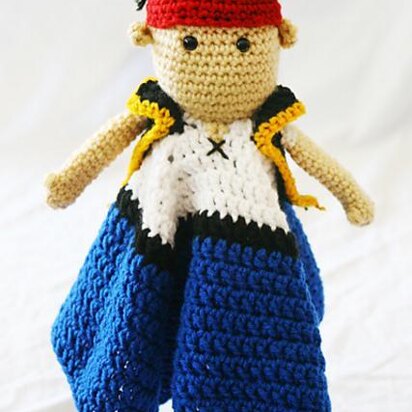 Pirate Captain Blanket Buddy pattern