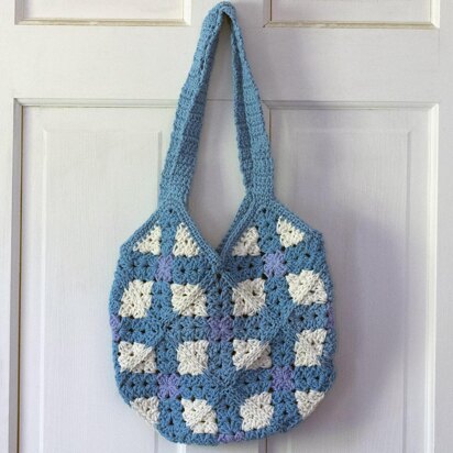 Modern Granny Square Tote