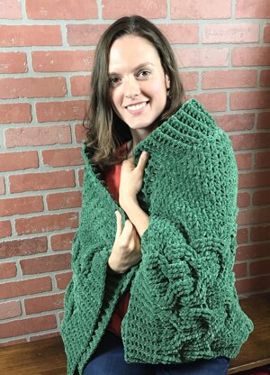 Cozy Cabled Shrug