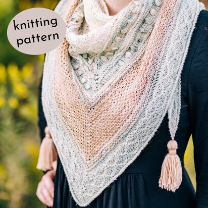 Gracefully Shawl - knitting pattern