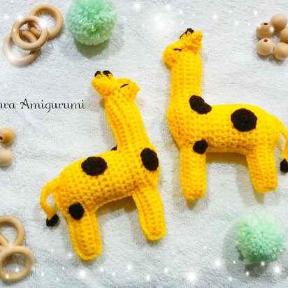 Crochet pattern giraffe yellow