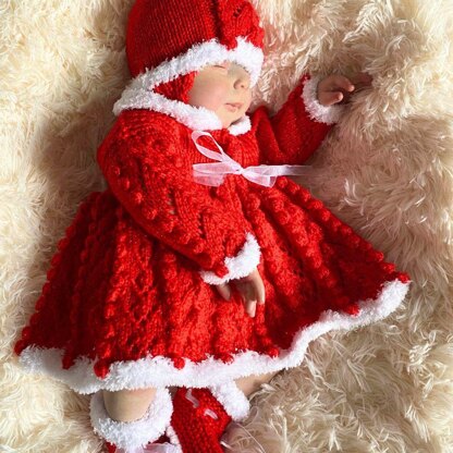 Scarlett-Snow Christmas Dress Set