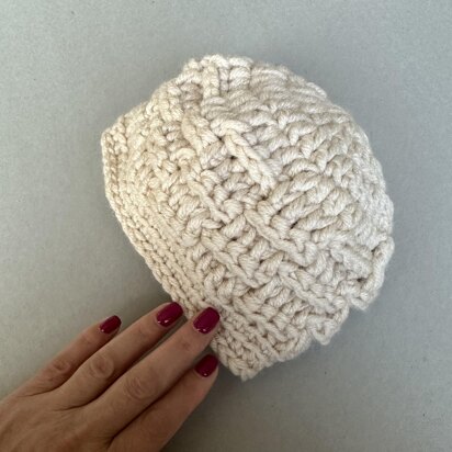 Chunky beanie hat