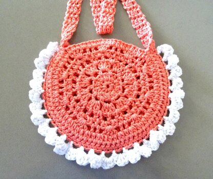 Crochet Boho Frilled Bag