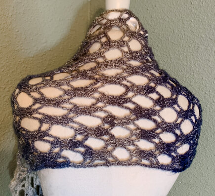 City Lace Cowl Long Wrap #5