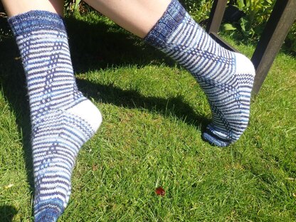 Corkscrew Feet Socks