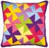 Vervaco Pinwheel Long Stitch Cushion Front - 40 x 40cm