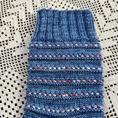 Snowy Cottage Socks