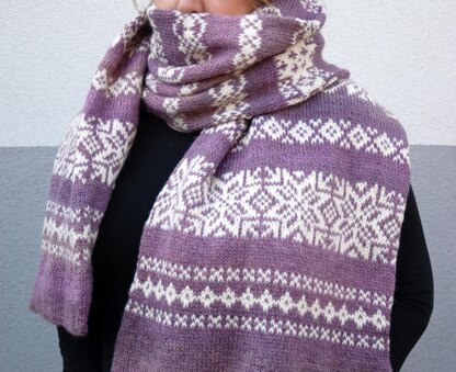 NORRSKEN Fair Isle Scarf