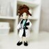 Amigurumi doll, crochet doctor, amigurumi doctor doll, doctor doll, doll clothes crochet pattern, Doctors