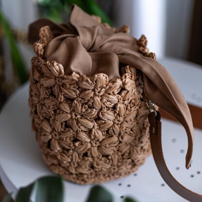 Flower bucket bag