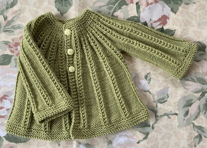 Top down Cardigan for Mia